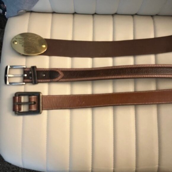 Bundle of three mens belts - Picture 1 of 9